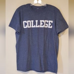 College t-shirt